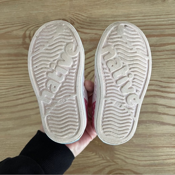 Native Jefferson Child Shoes, Pink Colorblock - Picture 4 of 4